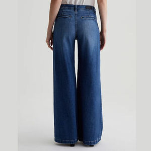 Pantalones vaqueros holgados para mujer, pantalones vaqueros holgados de cintura alta, pantalones y pantalones cómodos de pierna ancha de estilo Vintage a la moda para mujer - Product Image 5