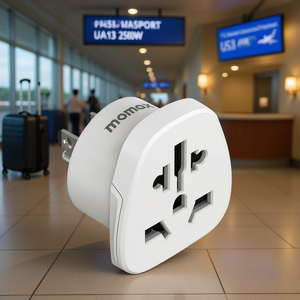 MOMAX UA13 2500W 1-World <b>Universal</b> Travel <b>Adapter</b> with USA <b>Plug</b> - Product Image 3
