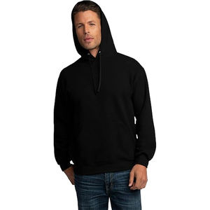 Vente en gros de sweats à capuche en molleton 100% coton pour hommes, nouveau design, impression personnalisée, tailles unisexes, pull à capuche en noir - Product Image 1