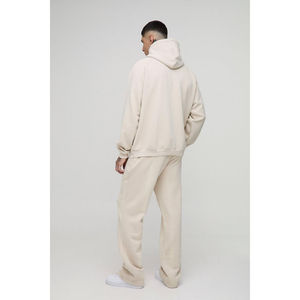 Sudadera con Capucha Azul Jaspeado para Hombre con Logotipo Personalizado y Pantalones Deportivos a Juego, Chándal Trackstar OEM de Marca Privada - Product Image 5