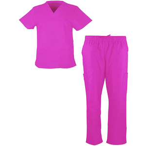 High Quality 4 Way Stretch Spandex <b>Scrubs</b> for Women Men V Neck Nurse Hospital Uniform Soft Medical <b>Sets</b> Moisture-Wicking Fabric - Product Image 6