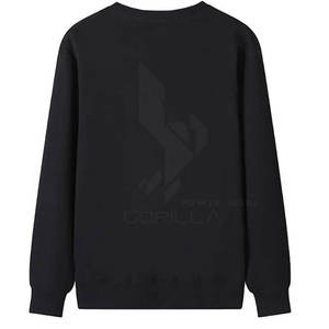 Superventas 100% algodón Regular Fit sudadera de hombre Casual ropa de invierno sólido decoración de diamantes de imitación a prueba de viento impermeable - Product Image 2