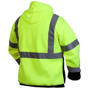 Chaquetas de Trabajo de Alta Visibilidad para Hombre, Antibacterianas, Resistentes al Viento, de Poliéster, Reflectantes, de Seguridad - Product Image 2