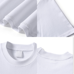 Logo personnalisé Hommes Tshirt Coton Épais 260gsm Côtes Ras Du Cou Épaule Dénudée Surdimensionné Streetwear T-shirt pour hommes - Product Image 6