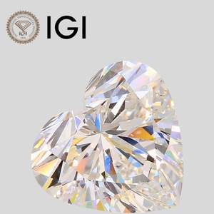 Diamant de laboratoire en forme de cœur 2 carats F VVS1 VVS2 VS1 VS2 - Product Image 1