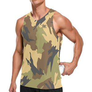 เสื้อกล้ามระบายอากาศสำหรับผู้ชายเสื้อกล้ามใส่ไปยิม - Product Image 6