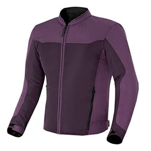 Chaqueta blindada de motocicleta para hombre Softshell a prueba de viento con rayas reflectantes y acolchado protector para la seguridad - Product Image 4