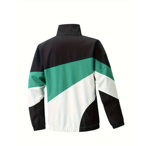 Chaqueta Cortavientos Impermeable y Transpirable para Hombre, con Capucha y Cierre, de Manga Larga, en Elegante Mezcla de Colores, la Mejor Opción para el Invierno - Product Image 3