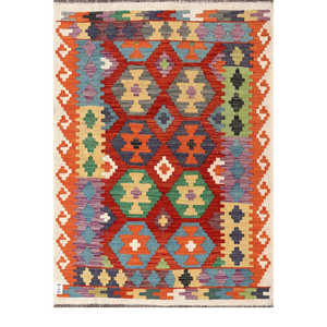 พรมกิลิมไมมาณา อัฟกานิสถาน ขนาด 149 x 106 ซม. สำหรับตกแต่งบ้าน - Product Image 1