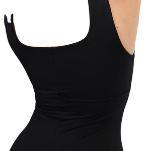 Combinaison courte à manches courtes imprimée style club pour femme, sur mesure, grande taille, taille basse - Product Image 4