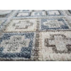 Alfombra de Lana Anudada a Mano Erbe LCA-828 Azul, Diseño Rectangular de Patchwork para Sala de Estar, Dormitorio, Hecha a Mano, Abstracta, Oriental, Juvenil - Product Image 3