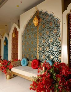 Elegant English Wedding Stage Fiber Frames <b>UK</b> Designer Backdrop Frames indian & Asian Weddings Luxury Mandap Factory Price fiji - Product Image 6