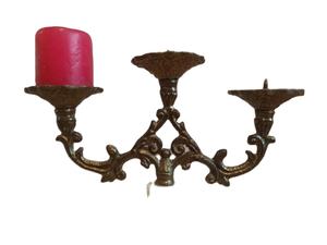 Chandelier en marbre et laiton, chandelier vintage, chandelier en marbre - Product Image 4