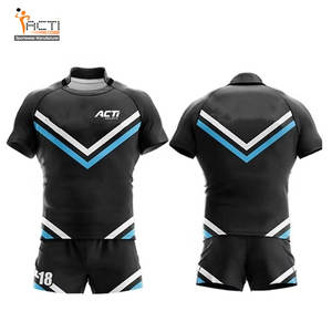 Calidad superior por encargo para los hombres Rugby Uniforme Pakistán Hecho en logotipo personalizado Impreso Rugby Uniforme para el desgaste del equipo - Product Image 1