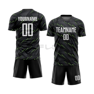 Camiseta de fútbol de tela de poliéster 100%, camiseta de fútbol de Club, productos transpirables de secado rápido, logotipo personalizado, Venta caliente americana - Product Image 1