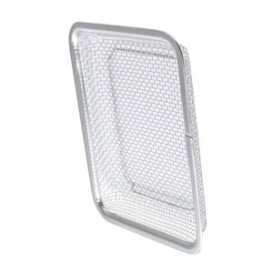 Panier de rangement en treillis métallique en acier inoxydable Conteneurs de stérilisation pour instruments chirurgicaux à mailles fines Plateau de panier médical - Product Image 3