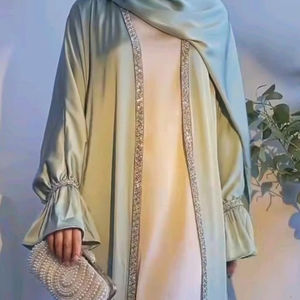 Elegant and Modest Hand Embroidered Abayas for Women - Product Image 1
