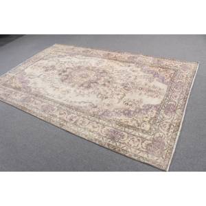 พรมวินเทจตุรกี ขนาด 5.7x9 ฟุต (175x275 ซม.) สีน้ำตาล-ม่วง ลายแบบนามธรรม - Product Image 2