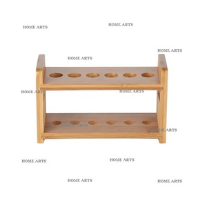 Portavasos de madera de doble nivel para uso en el hogar, hotel, restaurante, portavasos a los precios más bajos - Product Image 1