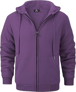 Ventes en gros de sweats à capuche en coton solide de haute qualité, personnalisables, à fermeture éclair, 100% coton, pour hommes et femmes - Product Image 2