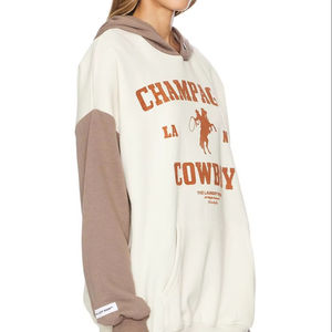 Sudadera con Capucha Larga y Cómoda para Mujer, 100% Algodón, con Estampado HD de Letras en la Parte Delantera, Sudadera de Moda para Invierno, Chaqueta con Logotipo de Marca Estampado - Product Image 2