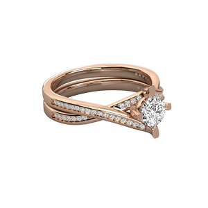 Bague solitaire en or 10 carats avec diamant brillant cultivé en laboratoire - Product Image 3