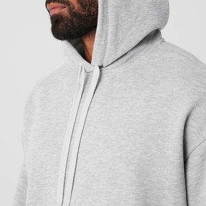 Sweat à capuche surdimensionné Boxy pour hommes Sweats à capuche épais vierge style uni respirant Streetwear à la mode grande taille avec logo personnalisé - Product Image 5