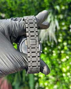 Boîtier de montre squelette à quartz unisexe alliage cristal analogique business mode pointeur antique bande réglable - Product Image 2