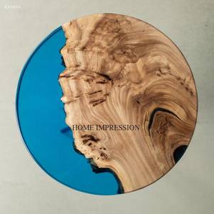 Ensemble de 3 formes rondes en bois d'acacia d'excellente qualité avec finition en émail sur le thème de l'océan de couleur bleue à des prix compétitifs - Product Image 6