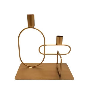 Portavelas de Metal exquisito con cabeza múltiple, soporte de vela de diseño de ramas para decoración de bodas y festivales Venta caliente - Product Image 3