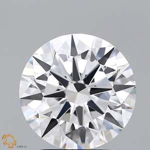 IGI 3.07 ct White Lab Grown diamant brillant rond excellente taille avec clarté VVS pour bagues de fiançailles ou fabrication de bijoux - Product Image 1