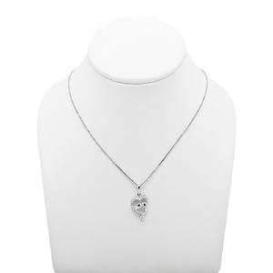 Colgante de corazón de plata helada con diamantes de moissanita redondos Hip Hop joyería collar encanto para hombres y mujeres - Product Image 2