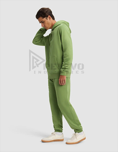 Nuevo Conjunto Deportivo de Dos Piezas al por Mayor, Personalizable, Sudadera con Capucha y Pantalones Deportivos de Algodón, Estilo Holgado para Hombre, Precio Bajo - Product Image 5