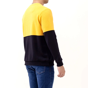 Sudadera de algodón de color sólido con logotipo personalizado de fábrica, Sudadera de cuello redondo para hombre al por mayor, Sudadera con capucha para hombre más vendida - Product Image 5