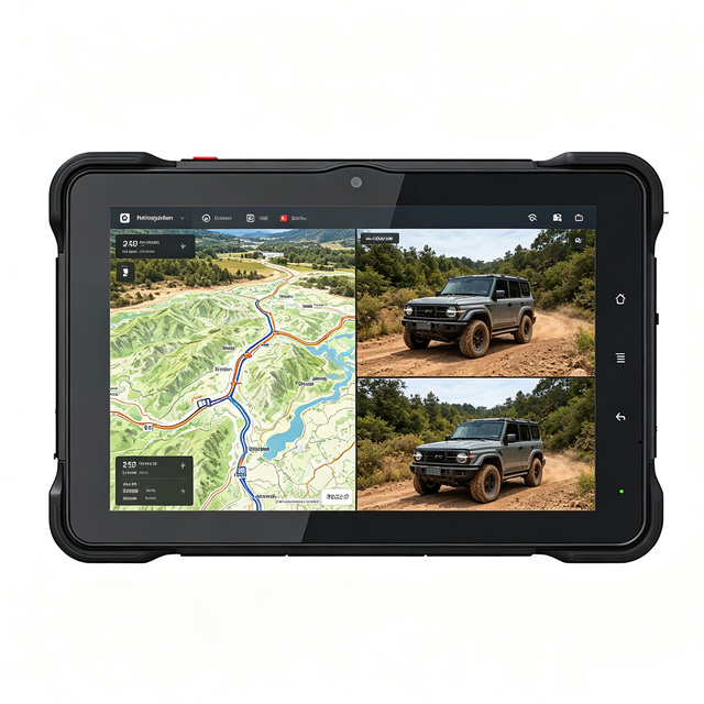 New VT-10 10.1INCH Rugged Android Tablet for Fleet Management Off-Road GPS Navigation Car Camera Monitoring 4G LTE IP67