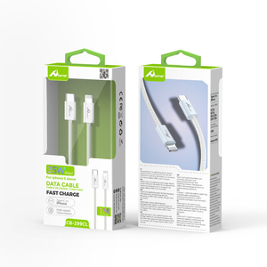 PD 35W 1M Cable de carga rápida Tipo-C para Apple, cable blanco 2A/2M, cable de carga rápida para iPhone Apple de 1M, 1M, para Apple - Product Image 2