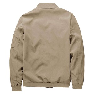 High Street OEM Men's Winter Letterman <b>Baseball</b> <b>Bomber</b> <b>Jacket</b> Canvas Stand Collar 100% Polyester Breathable Zipper New - Product Image 5