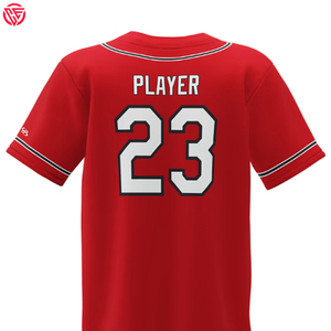Maillot de baseball personnalisé de haute qualité, nouveau, prix raisonnable, impression numérique, respirant, 100% polyester, unisexe, créez votre propre design - Product Image 5