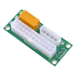 Add2psu VER004แหล่งจ่ายไฟ PSU คู่สำหรับซิงค์การ์ดต่อพ่วงเริ่มต้นการซิงค์24Pin <span class=keywords><strong>ATX</strong></span> ไปยัง4Pin Molex สำหรับ SATA มีในสต็อก - Product Image 1