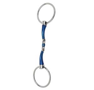 Nouvel arrivage de mors de cheval en acier inoxydable avec rouleaux en cuivre Equestrian Tack Factory - Product Image 1