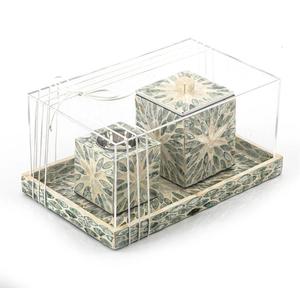 Ensemble cadeau de brûleur d'encens en bois d'acacia de qualité supérieure, cristal acrylique transparent, élégant, brûleur d'encens religieux, anis étoilé, naturel, biologique, pour la maison - Product Image 6