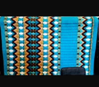 Tapis de selle d'équitation anglais matelassé en coton 100% doux et chaud, de qualité supérieure, avec design personnalisé et rembourrage en mousse pour le dressage et le saut d'obstacles