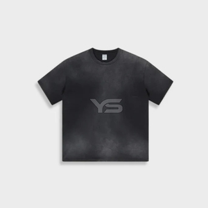 Conception solide décontracté lavage à l'acide 100% coton T-shirt 220 grammes poids sérigraphie Jersey Type de tissu tissage non tissé - Product Image 3