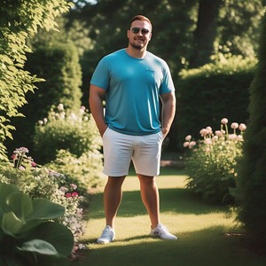 T-shirt à manches courtes pour homme, taille plus, col rond, 100% coton jersey, personnalisable, OEM - Product Image 2