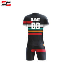 Nouvel arrivage Vêtements de sport par sublimation 100% Personnalisez le meilleur design de votre propre ensemble d'uniformes de football Maillot de football Uniforme de football - Product Image 2