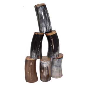 Dishwasher safe glass horn Heat resistant borosilicate horn Break resistant tempered glass Thermal shock resistant glassware - Product Image 2