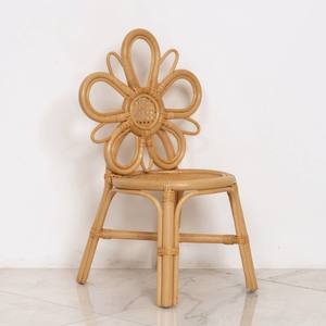 Chaise enfant en rotin, style bohème, décoration de chambre d'enfant, meubles tendance, chaises pour enfants - Product Image 1