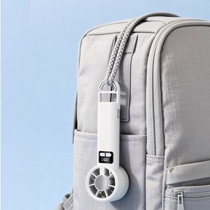 2000Mah Battery, LED Display, With Hook, Type-C Charging Port, Ice-Cold Portable Handheld Fan - Product Image 4