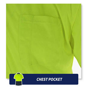 Fabricant d'uniformes de travail haute visibilité sur mesure Construction réfléchissante de sécurité 2025 Polo de sécurité personnalisé pour hommes - Product Image 3