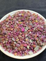 Rubis brut naturel d'Afghanistan, non traité, rouge profond, cristal brut, pierre précieuse en vrac, pour la fabrication de bijoux, collection de guérison, effet étoilé, lueur